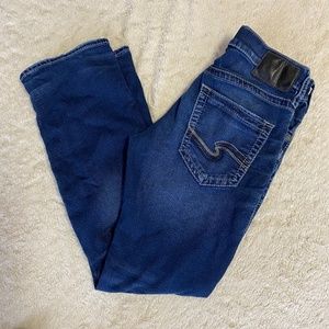 Silver Jeans Co Zac Jeans Mens Size 30x32 Straight Leg Medium Wash